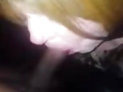 Betty sucking blk cock