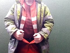 pissing at work