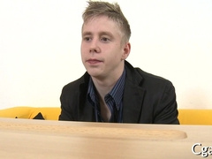 Indecent Shaft Gags on a Hot Cock and Gags on His Warm Tongue