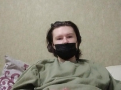 Gorgeous femboy wank