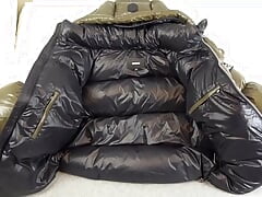 Mackage Down Puffer Jacket Masturbation With Cumshot Ending!