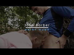 Bearded Hairy Hunk John Barber Masturbates