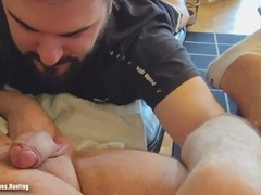 Anilingus, straight tattoo, lick balls