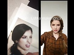 Anna Kendrick reacts to my cum tribute of her