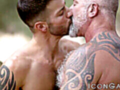 Gay rimming, no condom, gay cumshot