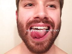 Tongue Fetish - Mick Tongue Video 1