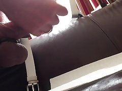 Jerking My ROCK HARD BOUND COCK for Cumshot!