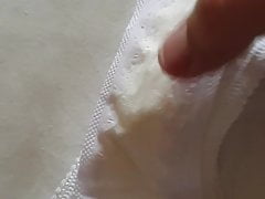 Sniffing my daughters dirty panties