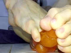 Dildo Footjob