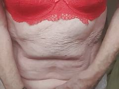 Clean shaven body,,nearly naked
