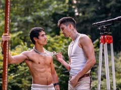 Greek myths and outdoor sex with Kane Fox and Seth Cain