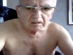 elderly french man enjoys a hot session