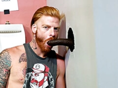 Glory hole IR anal with Bennett Anthony and Aaron Trainer