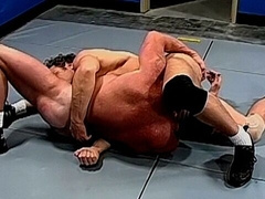 Ground and pound action with meaty Mark Magnos and Chance Caldwell