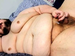 Jerk, chubby amateur, super chub