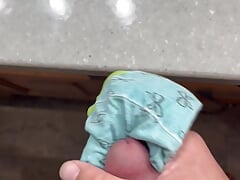 Cum on Chloe's cute bow panties