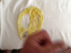 Playing in knickers wearing panties cumming over panties