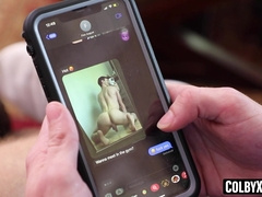 Jack Valor and Finn August take turns barebacking each other