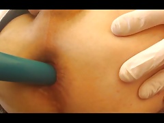Fuck myself with a Vibrator and play with the Anal-Balls