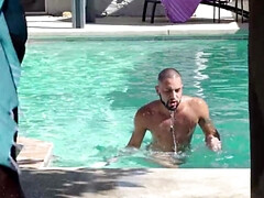 Devin Trez and are banging poolside in a hot video