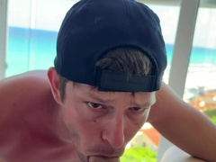 Cute bloke gives erotic blowjob in closeup scenes for the best outcome