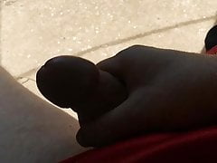 Cumming out side
