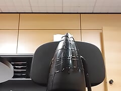 Anal with the big 30-89 bullet profile plug.  Stretching.  session 063. 20220819