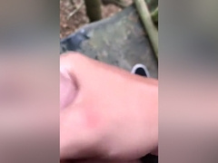 Pissing & jerking in the forest