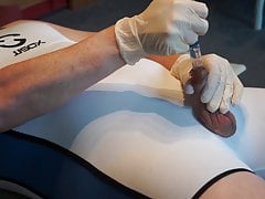 Helmet Singlet and Catheter