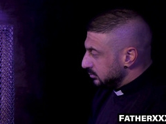FatherXXX.com - Crazy priest's exciting nefarious confession sexcapade
