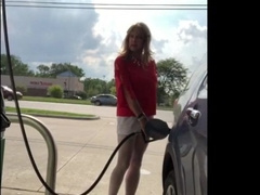 CD Gurl at the Gas Station 4