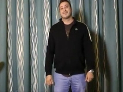 Tony the muscle bear shows off