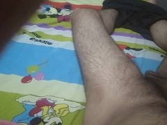 Dominant man with massive cock dominates in school bondage session