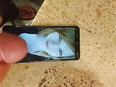 Cum tribute for sexy redhead