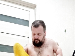 Midget after shower