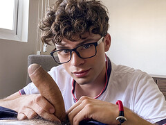 Nerdy POV fucks for cash in POV gay kinks at home
