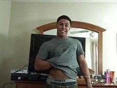 Young muscle hunk.