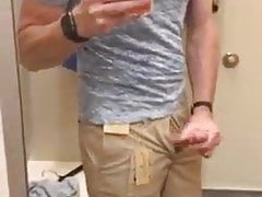 Fitting room wank