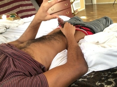 Stroke Off Spunk Shot Side Look