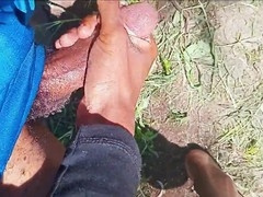 Gay outdoor, risky outdoor, masturbation