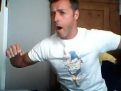 My first cum on cam with PA