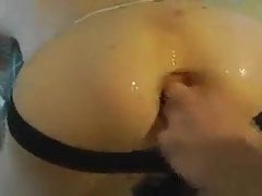 Gaping hole gets fisted