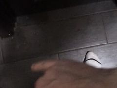 teen fingers dick and cums