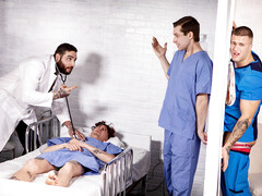 Male nurse fucks with ill patient in rough hospital XXX