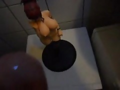 Busty toy cumshot #2