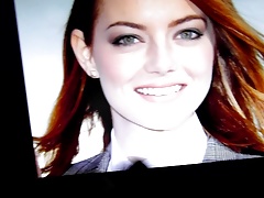 Emma Stone Cum Tribute