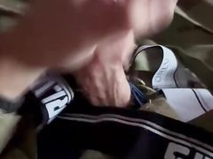 Watch me stick my cock in the corporal's Vaseline jar as I jerk off my cock in uniform!