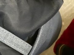 Customers Panty cummed on in her Bathroom 3 for her 1 for me