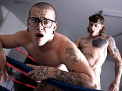 Bo Sinn ruins Harvey Sid's asshole in the ring