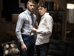 Devy fucks lightweight twink bottom Troye Dean